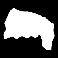 Sirte district map, administrative division of Libya. illustration. vector
