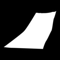 Zawiya district map, administrative division of Libya. illustration. vector