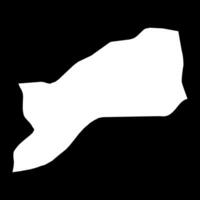 Sabha district map, administrative division of Libya. illustration. vector