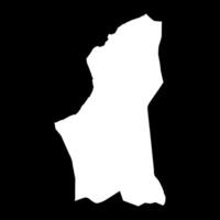 Nalut district map, administrative division of Libya. illustration. vector