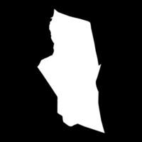 Ghat district map, administrative division of Libya. illustration. vector