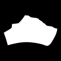Murqub district map, administrative division of Libya. illustration. vector