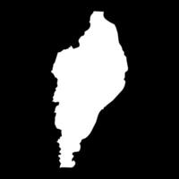 Nimba map, administrative division of Liberia. illustration. vector
