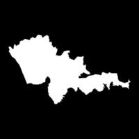 Mafeteng district map, administrative division of Lesotho. illustration. vector
