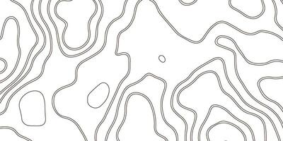 Topographic map seamless pattern. Abstract topography background. Abstract topographic background. Black and white background. vector