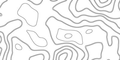 abstract pattern with lines. background of the topographic map. elevation contouring outline cartography texture. geographic abstract grid. futuristic wireframe lands. black and white seamless pattern vector