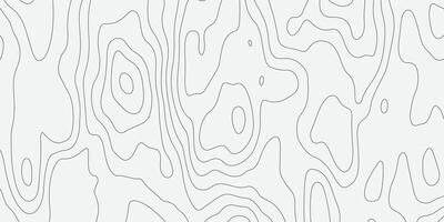 Background of the topographic map. Topographic map lines, contour background. Black and white abstract background vector
