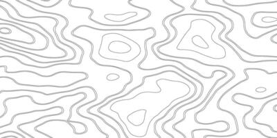 Background of the topographic map. Topographic map lines, contour background. Black and white abstract background vector