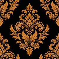 Damask seamless pattern vector