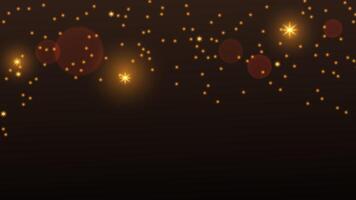 Lighting effects twinkling stars sparks spots rays. Stardust and bokeh. Website advertising design. Festive graphics of invitation card. . vector