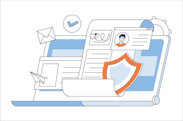 Digital signature and data protection and user engagement in digital marketing