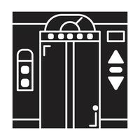 Elevator icon on white background vector