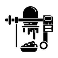 Cement mixer icon on white background vector