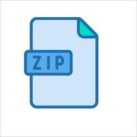 Zip file icon illustration vector
