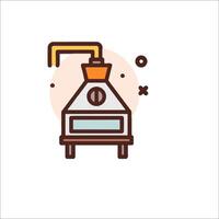A coffee machine icon on a white background vector