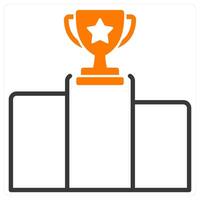 Ranking and chart icon concept vector