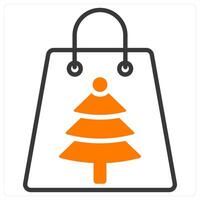 Christmas Shopping and gifts icon concept vector