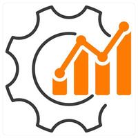Optimization and refine icon icon concept vector