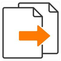 Copy File and copy icon concept vector