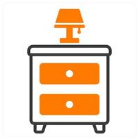 Side Table and side table icon concept vector