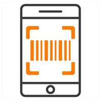 Scan and code icon concept vector