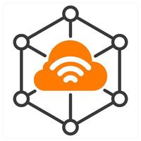 IOT and device icon concept vector