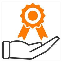 Achivement and goal icon concept vector