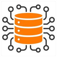 Data Generator and reporting icon concept vector