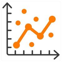 Statistical Model and data icon concept vector