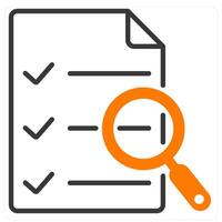 Audit File and data icon concept vector