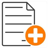 New File and upload icon concept vector