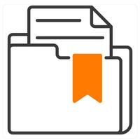 Important Folder and file icon concept vector
