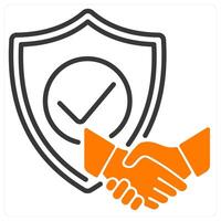 Trust Check and verify icon concept vector