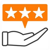 Testimonial and feedback icon concept vector