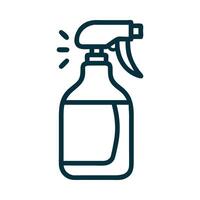 Isolated Sanitizer Spray Icon Design vector