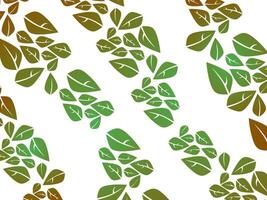 gradient leaves pattern vector