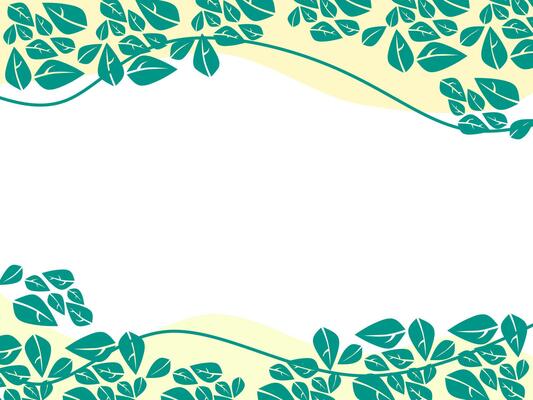 frame leaf illustration