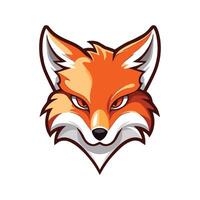 Vibrant Fox Head Illustration with Unique Artistic Patterns vector