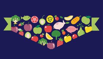 Vegetable Set File vector