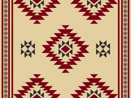 Geometric Ethnic seamless pattern. Aztec geometric art ornament print. Ethnic abstract art. Design for fabric, carpet, batik, clothing and wallpaper. vector