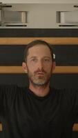 Focusing and maintaining determination are essential elements within a modern workspace setting video