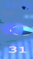 Abstract design with a blue background, geometric shapes, and numbers for a modern aesthetic video