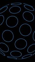 Abstract Sphere Featuring Intricate Circular Patterns and Artistic Designs Within It video