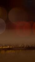 An Abstract Warm Bokeh image with a Soft Focus aesthetic that captivates and creates atmosphere video