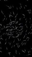 Abstract Motion Exploring Dynamic Lines Set Against a Striking Black Background video