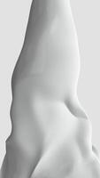 An Abstract Sculpture Featuring a Graceful and Smooth Textured Artistic Form and Design video