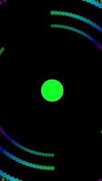 Exploring Dynamic Circular Motion with a Bright Neon Green Element as a Central Aspect video