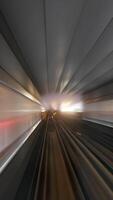 A captivating and dynamic night cityscape featuring motion blur that adds depth and energy video