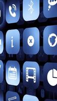 A diverse set of modern digital icons designed for applications and media formats video
