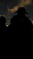Silhouettes Dramatically Set Against the Sky at Dusk Create a Unique Visual Experience video